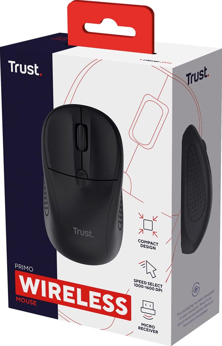 TRUST PRIMO Souris sans-fil compacte