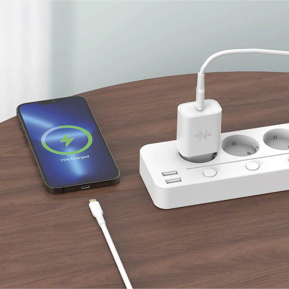 Chargeur Secteur Type-C  20W Blanc
